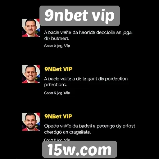Avaliações de usuários sobre o 9nbet vip